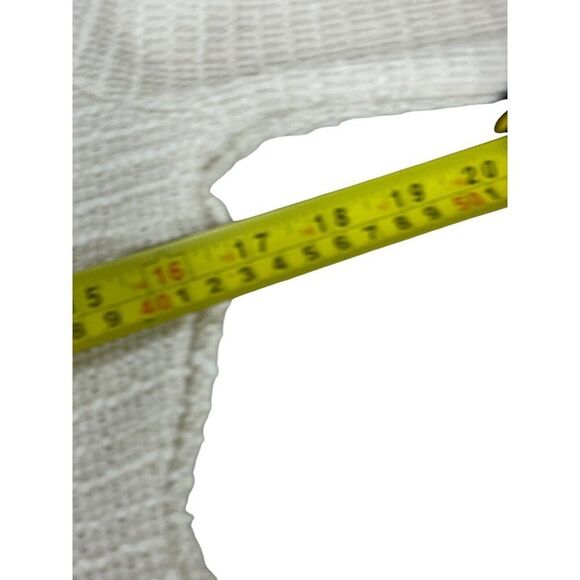 Zara Womens Sweater Bows M Medium Ivory Textured Long Sleeve 5039/153 NWOT - Picture 8 of 10